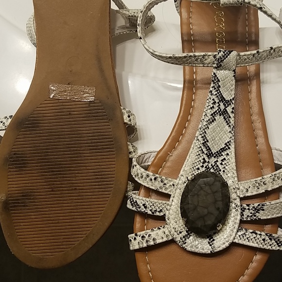 RCK Bella strappy snakeskin sandals - Picture 3 of 4